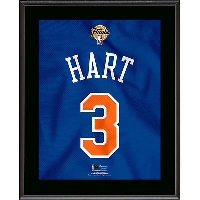 Josh Hart New York Knicks 10.5" x 13" 2026 NBA Finals Jersey Number Sublimated Player Plaque