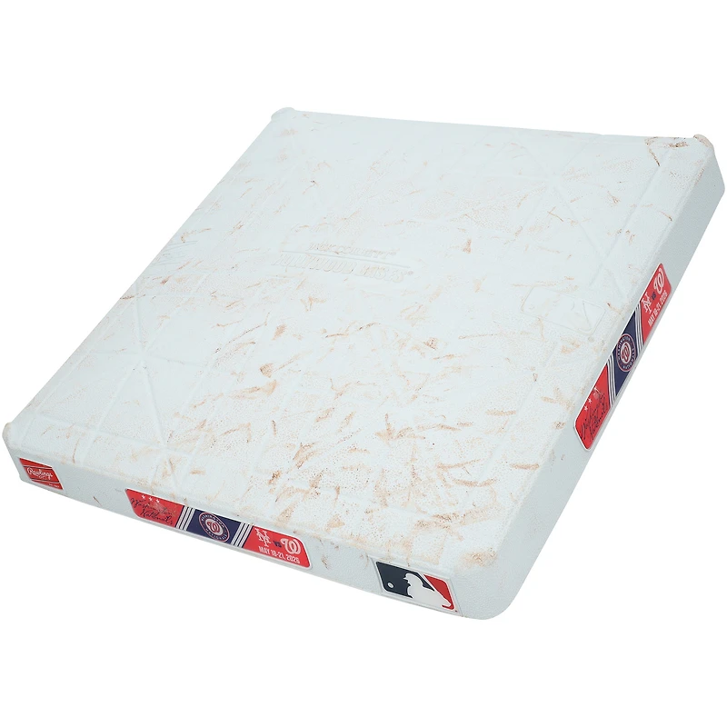 Washington Nationals Game-Used Base vs. New York Mets on May 18-21, 2026 - Third Base