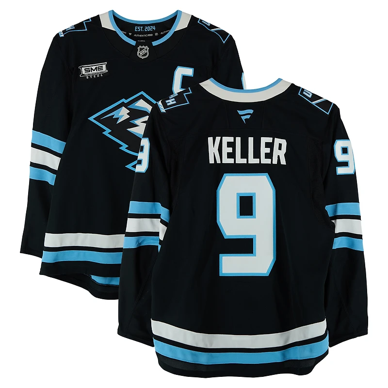 Clayton Keller Utah Mammoth Game-Used #9 Jersey Worn During Round One of the 2026 Stanley Cup Playoffs vs. Vegas Golden Knights