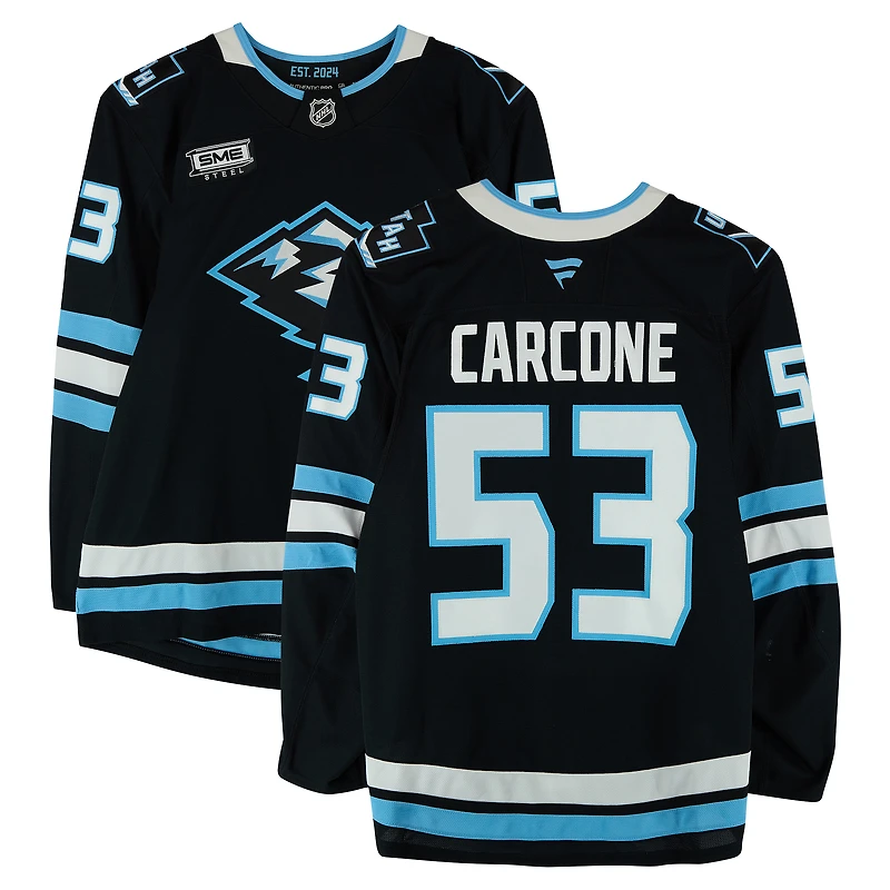 Michael Carcone Utah Mammoth Game-Used #53 Jersey Worn During Round One of the 2026 Stanley Cup Playoffs vs. Vegas Golden Knights