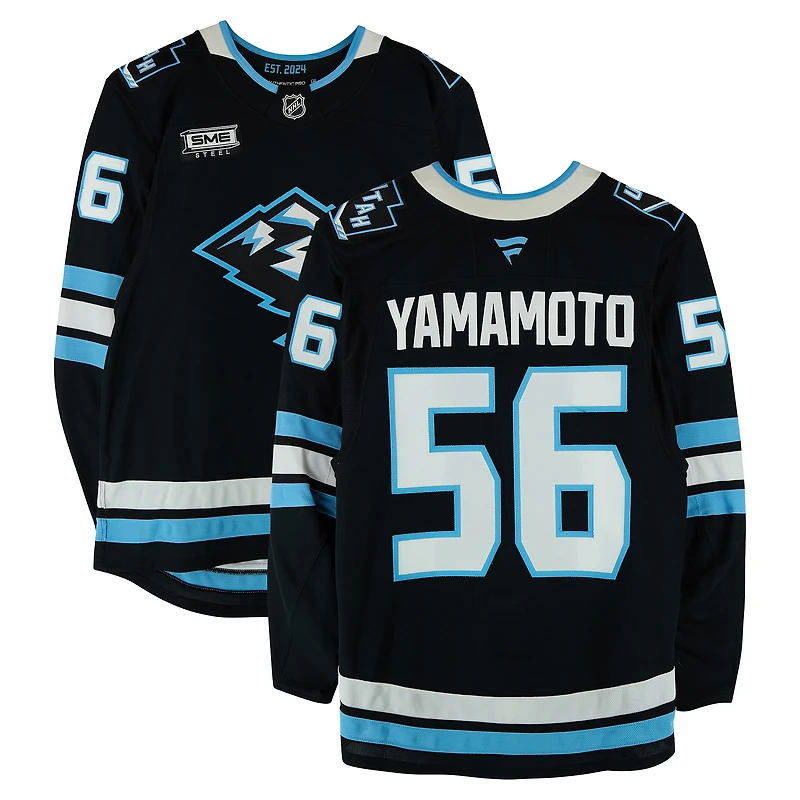 Kailer Yamamoto Utah Mammoth Game-Used #56 Jersey Worn During Round One of the 2026 Stanley Cup Playoffs vs. Vegas Golden Knights