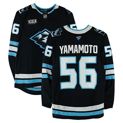 Kailer Yamamoto Utah Mammoth Game-Used #56 Jersey Worn During Round One of the 2026 Stanley Cup Playoffs vs. Vegas Golden Knights