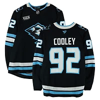 Logan Cooley Utah Mammoth Game-Used #92 Black Jersey Worn During Round One of the 2026 Stanley Cup Playoffs vs. Vegas Golden Knights
