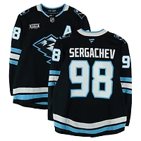 Mikhail Sergachev Utah Mammoth Game-Used #98 Jersey Worn During Round One of the 2026 Stanley Cup Playoffs vs. Vegas Golden Knights