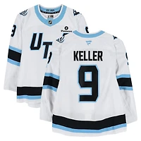 Clayton Keller Utah Mammoth Game-Used #9 White Jersey Worn During Round One of the 2026 Stanley Cup Playoffs vs. Vegas Golden Knights