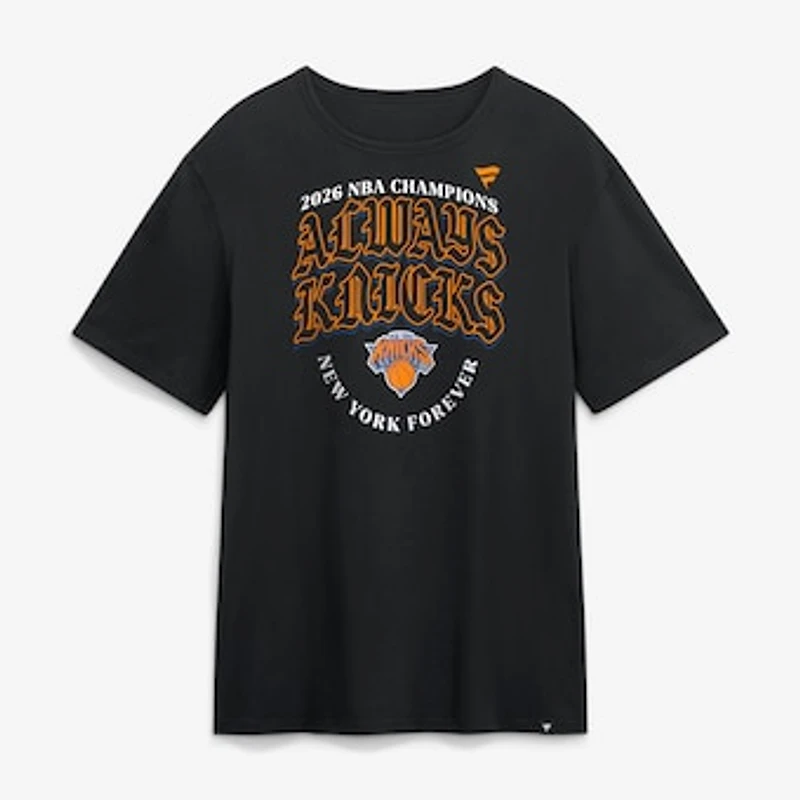 Men's Black New York Knicks 2026 NBA Finals Champions Hometown T-Shirt