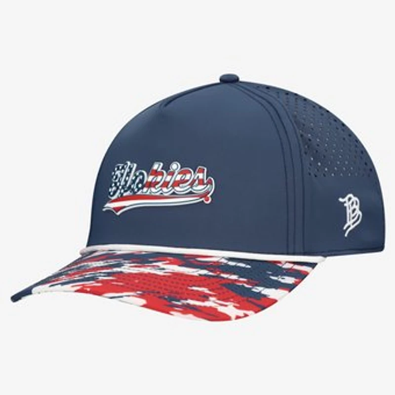 Unisex Branded Bills Navy Virginia Tech Hokies Stars & Stripes Rope Adjustable Hat