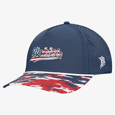 Unisex Branded Bills  Navy Virginia Tech Hokies Stars & Stripes Rope Adjustable Hat
