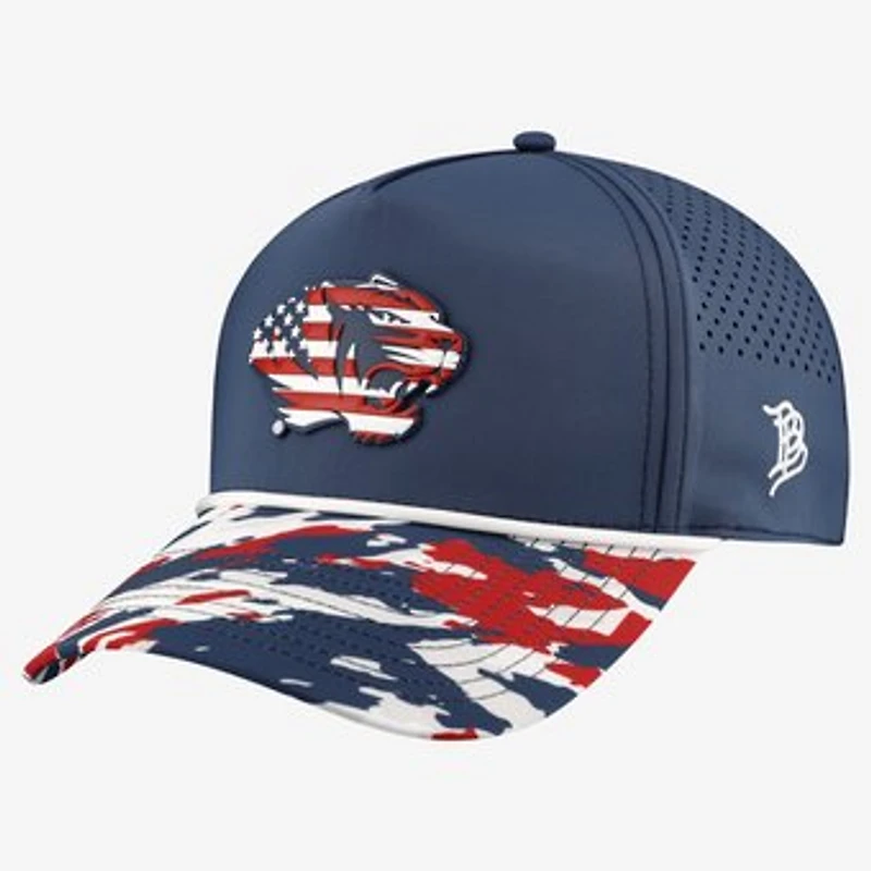 Unisex Branded Bills Navy Missouri Tigers Stars & Stripes Rope Adjustable Hat