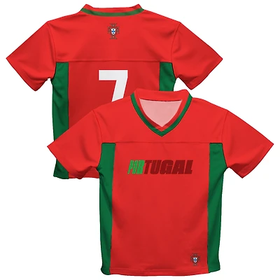 Youth Vive La Fete Red Portugal National Team Mesh Football Jersey