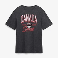 Men's Charcoal Canada Soccer Elevated T-Shirt
