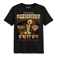 Preschool Mitchell & Ness Black New York Knicks 2026 NBA Finals Champions T-Shirt