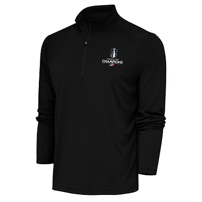 Men's Antigua Black Carolina Hurricanes 2026 Stanley Cup Champions Statement Quarter-Zip Pullover