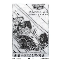 Cadillac Formula 1® Team x ODITI, Barcelona-Catalunya Grand Prix 2026 Artwork (Small, 16.5 x 23.4")