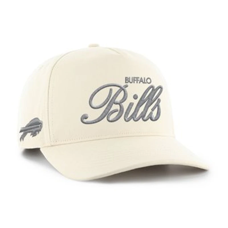 Men's '47 Natural Buffalo Bills Foundational Script Hitch Adjustable Hat