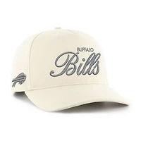 Men's '47 Natural Buffalo Bills Foundational Script Hitch Adjustable Hat