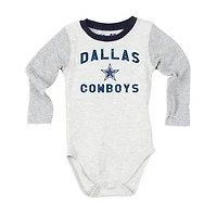 Infant Wes & Willy  Gray Dallas Cowboys Jie Jie Hopper Set