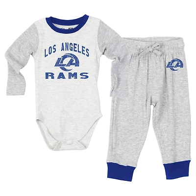 Infant Wes & Willy Gray Los Angeles Rams Jie Jie Hopper Set
