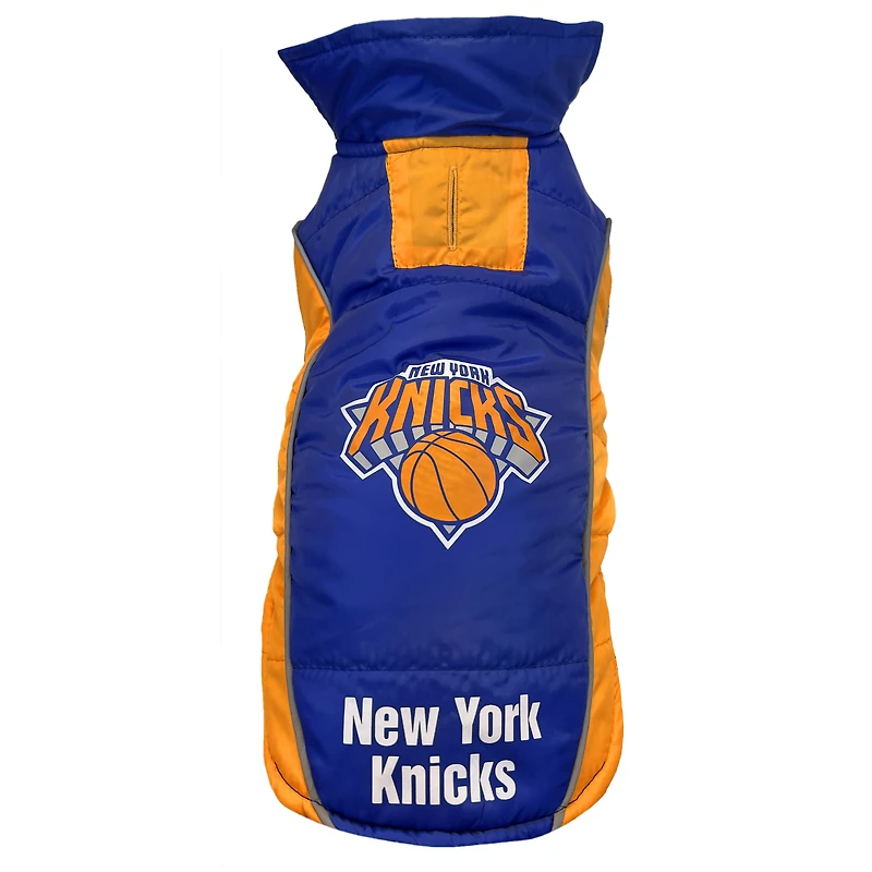 New York Knicks Pet Puffer Vest