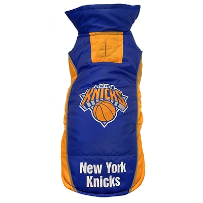New York Knicks Pet Puffer Vest