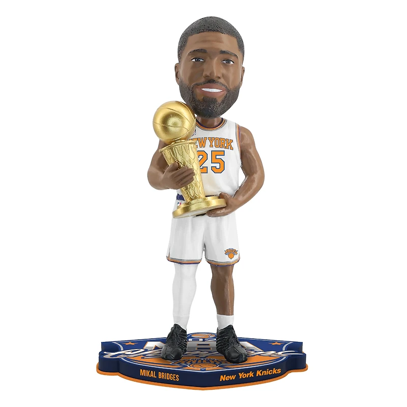 FOCO Mikal Bridges New York Knicks 2026 NBA Finals Champions 8" Player Bobblehead