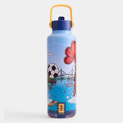 FIFA World Cup 2026 Boston Host City Poster 24oz. Water Bottle