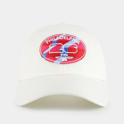 Unisex Natural FIFA World Cup 2026 Philadelphia Patch Dad Adjustable Hat