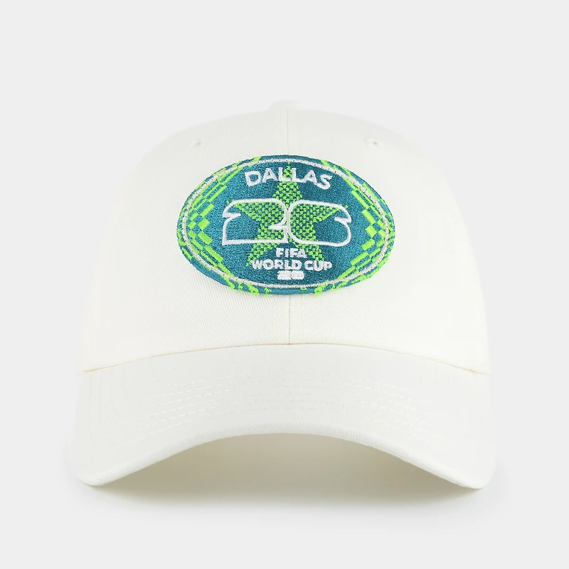 Unisex Natural FIFA World Cup 2026 Dallas Patch Dad Adjustable Hat