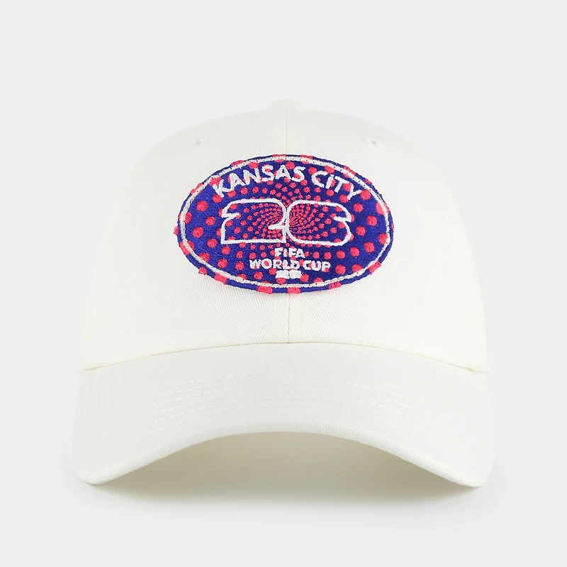 Unisex Natural FIFA World Cup 2026 Kansas City Patch Dad Adjustable Hat