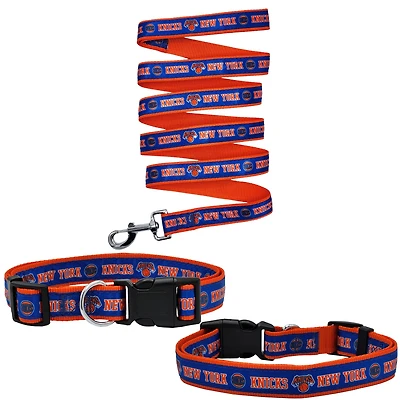 Pets First New York Knicks Leash & Collar Bundle