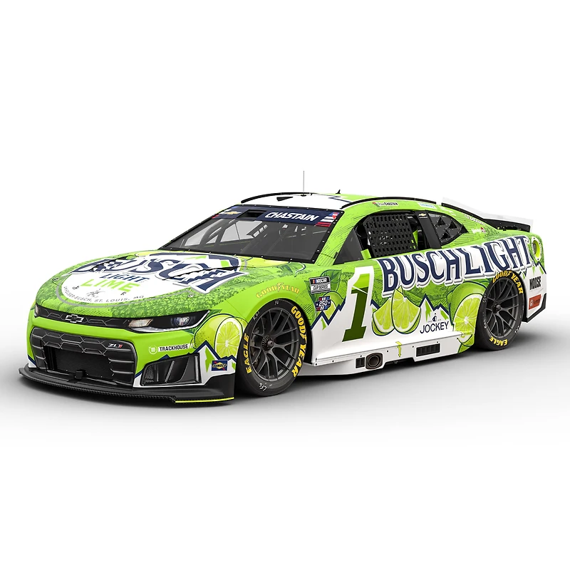 Action Racing Ross Chastain 2026 #1 Busch Light Lime 1:64 Regular Paint Die-Cast Chevrolet Camaro ZL1