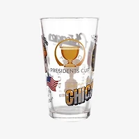 2026 Presidents Cup Scatter Print 16oz. Pint Glass