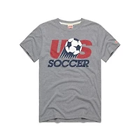 Unisex Homage Gray U.S. Soccer 1993 Crest Tri-Blend T-Shirt