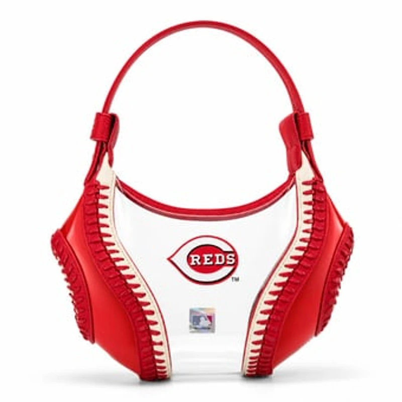 Montana West Cincinnati Reds Clear Slouchy Shoulder Bag