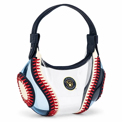 Montana West Milwaukee Brewers Clear Slouchy Shoulder Bag