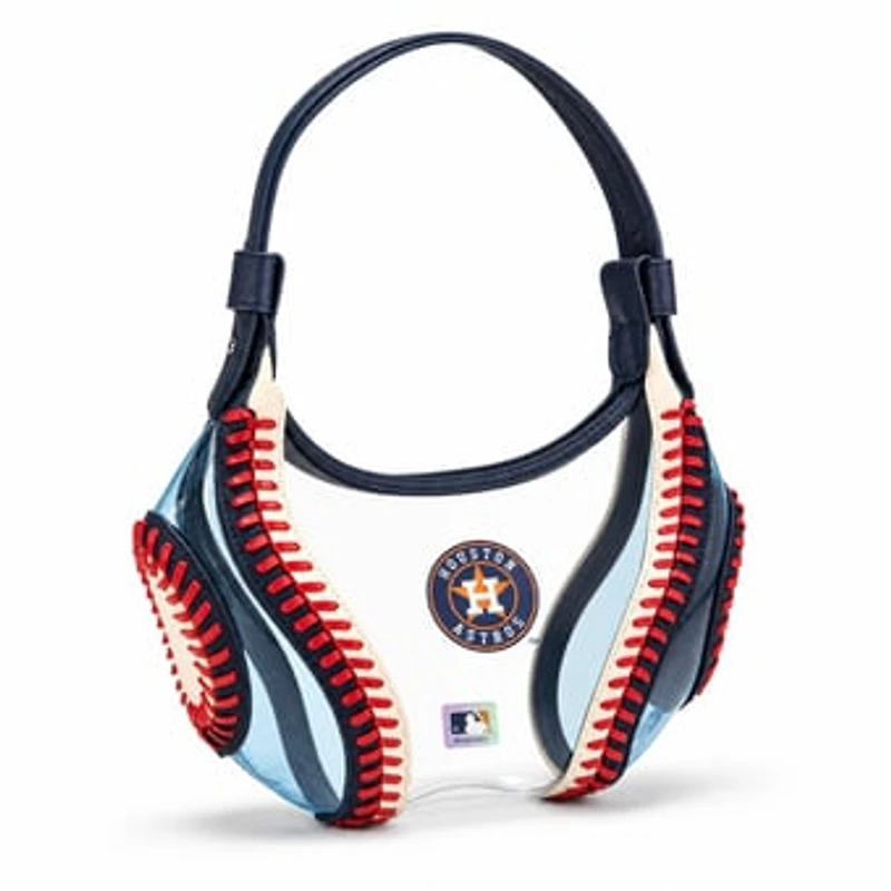 Montana West Houston Astros Clear Slouchy Shoulder Bag