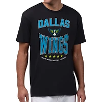 Men's Starter Black Dallas Wings Center Squeeze T-Shirt