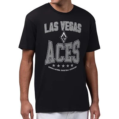 Men's Starter Black Las Vegas Aces Center Squeeze T-Shirt
