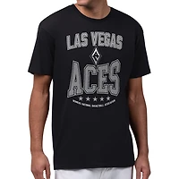 Men's Starter Black Las Vegas Aces Center Squeeze T-Shirt
