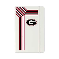 Jardine Georgia Bulldogs Moleskine Retro-Stripe Ruled Notebook