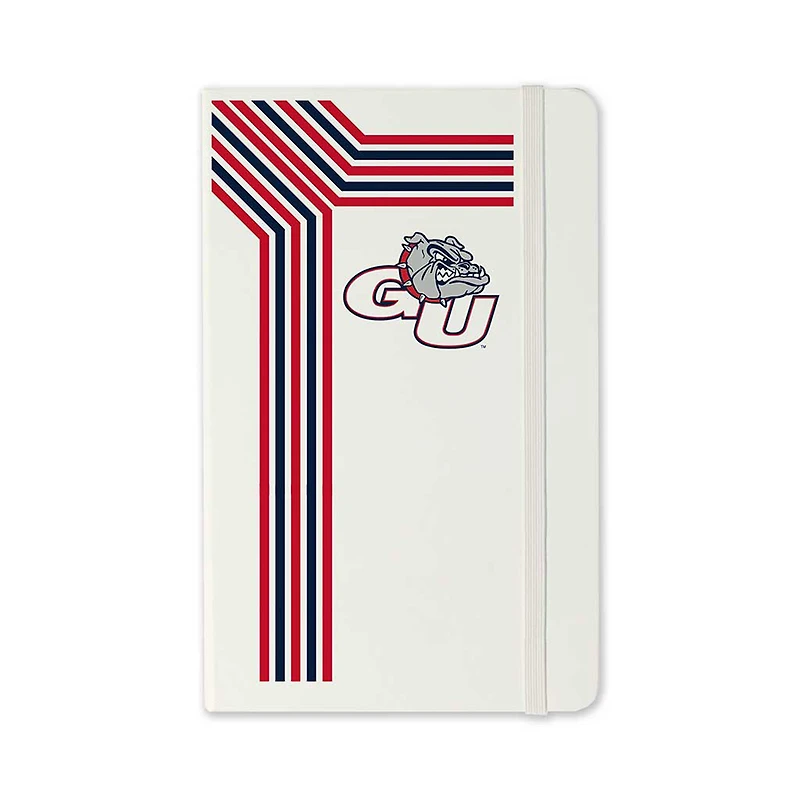 Jardine Gonzaga Bulldogs Moleskine Retro-Stripe Ruled Notebook