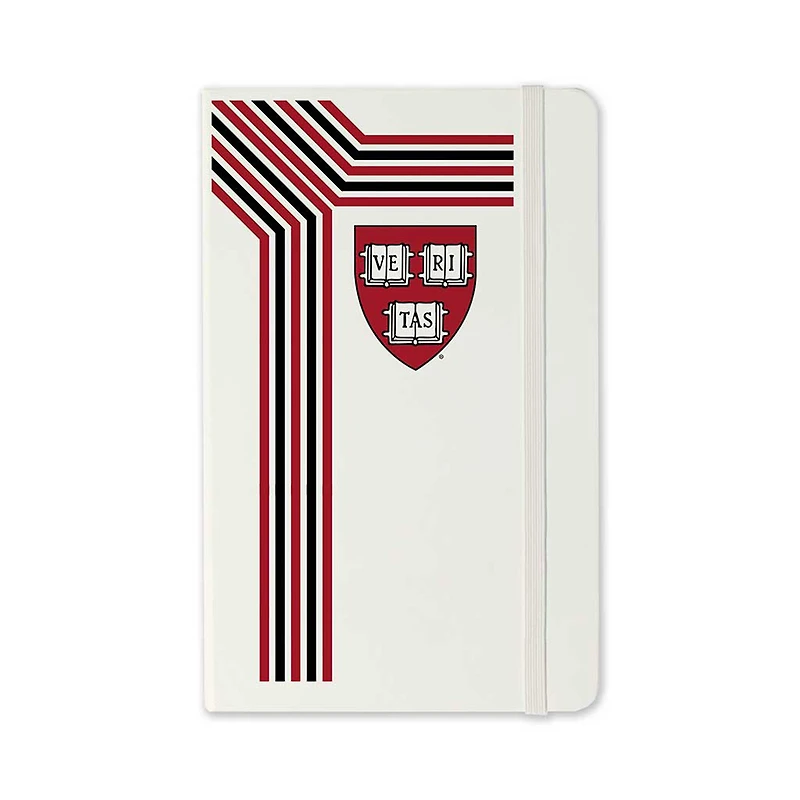 Jardine Harvard Crimson Moleskine Retro-Stripe Ruled Notebook