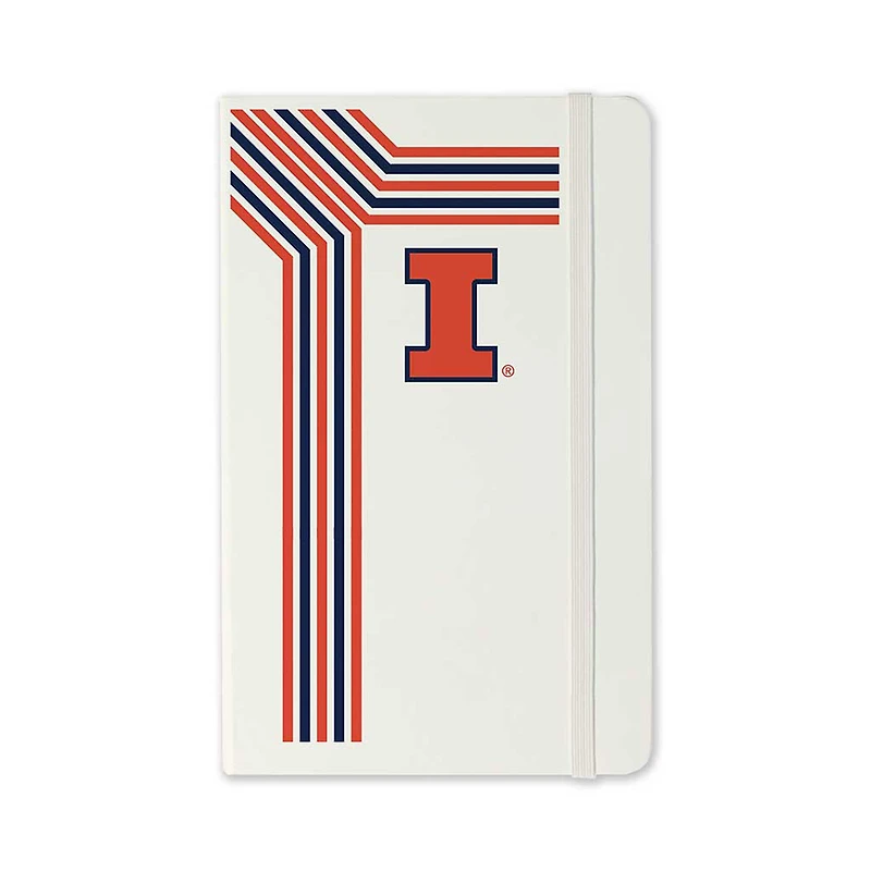 Jardine Illinois Fighting Illini Moleskine Retro-Stripe Ruled Notebook
