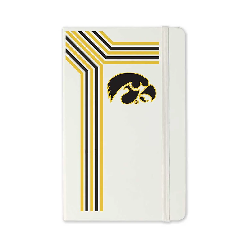 Jardine Iowa Hawkeyes Moleskine Retro-Stripe Ruled Notebook