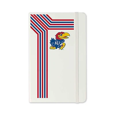 Jardine Kansas Jayhawks Moleskine Retro-Stripe Ruled Notebook