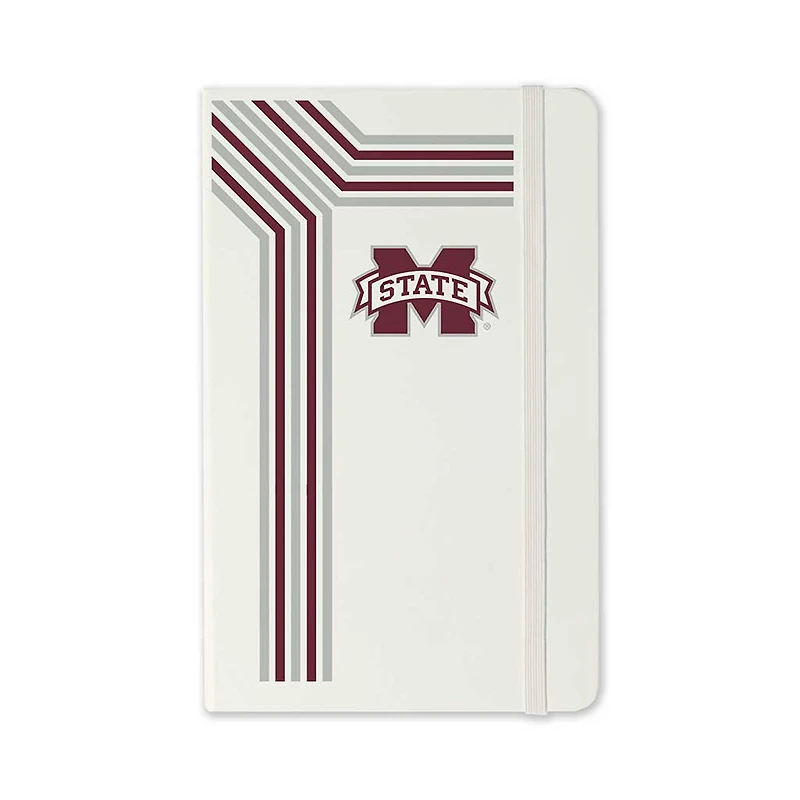 Jardine Mississippi State Bulldogs Moleskine Retro-Stripe Ruled Notebook