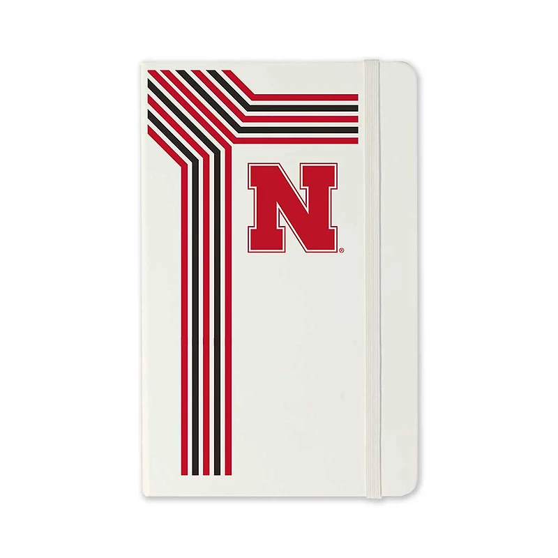 Jardine Nebraska Huskers Moleskine Retro-Stripe Ruled Notebook