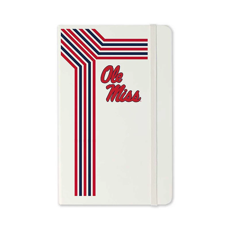Jardine Ole Miss Rebels Moleskine Retro-Stripe Ruled Notebook