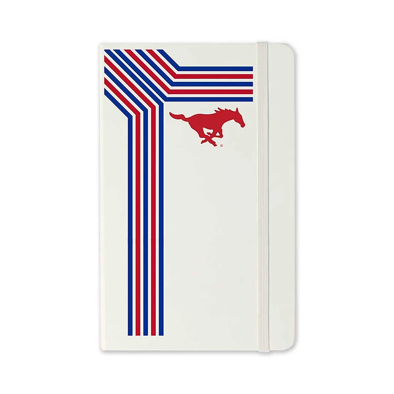 Jardine SMU Mustangs Moleskine Retro-Stripe Ruled Notebook