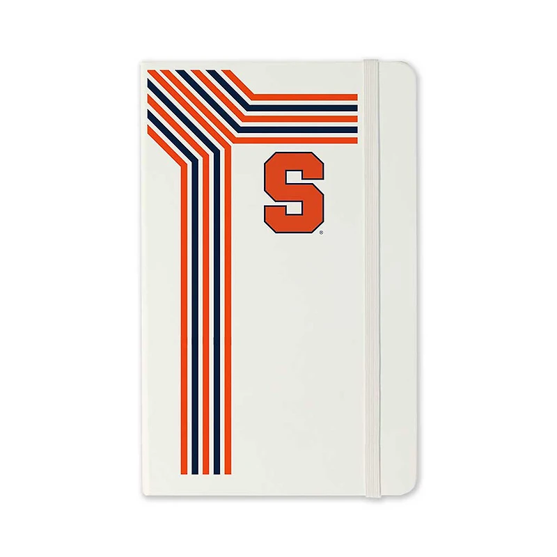 Jardine Syracuse Orange Moleskine Retro-Stripe Ruled Notebook
